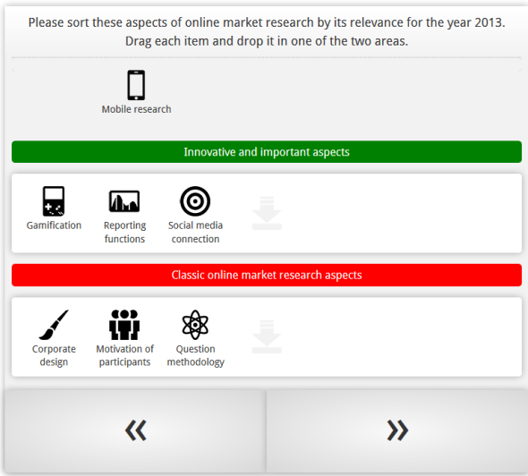Example of Drag and Drop Features in questfox