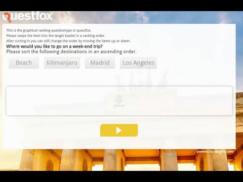 questiontype Sort in ONE in questfox.